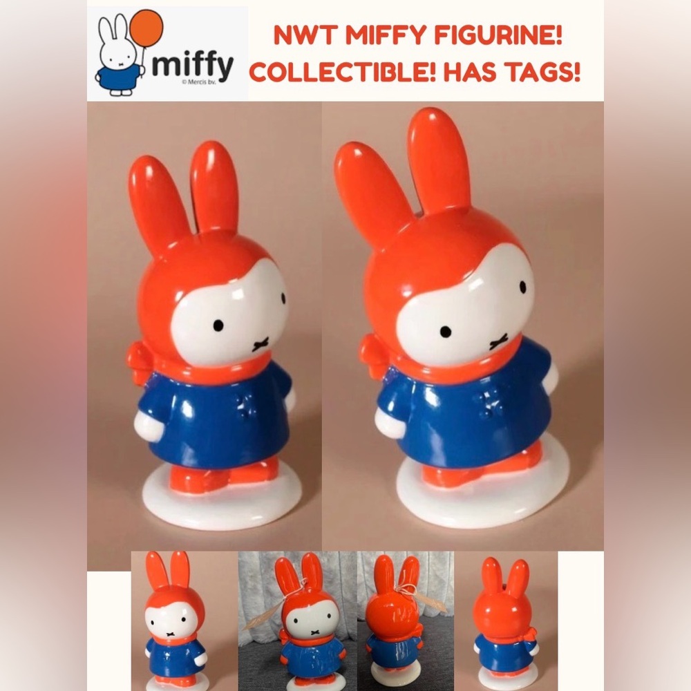 NWT MIFFY WINTER FIGURINE! HIGH QUALITY! COLLECTIBLE! HAND-PAINTED TO PERFECTION